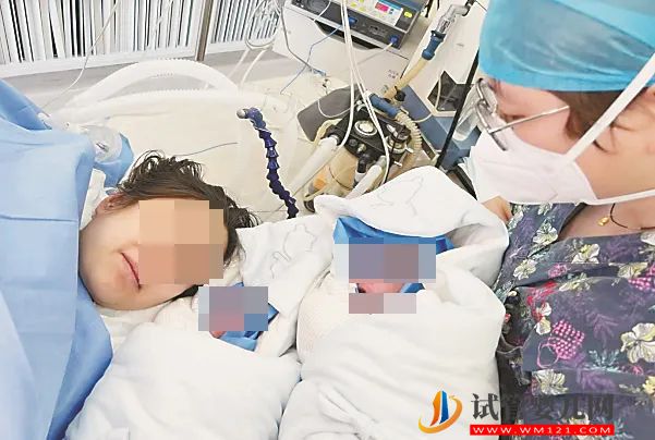 哈尔滨49岁助孕宝宝-哈尔滨的一位高危孕妇得到了一个新的皇冠! 幸运的是，这对双胞胎顺利出生!